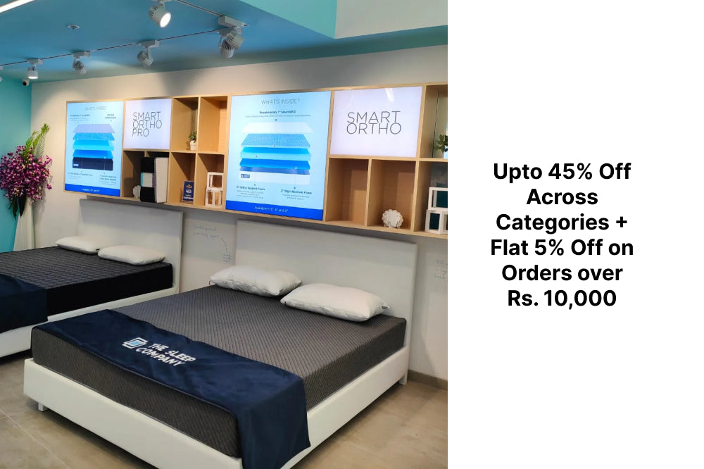 Upto 45% Off Across Categories + Flat 5% Off on Orders over Rs. 10,000