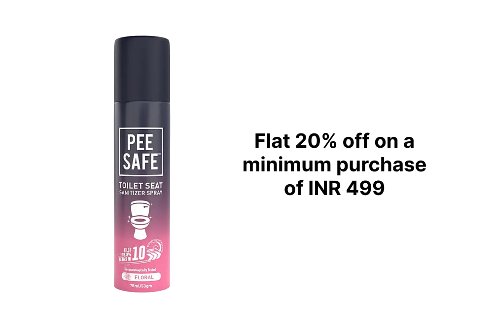 Flat 20% off on a minimum purchase of INR 499