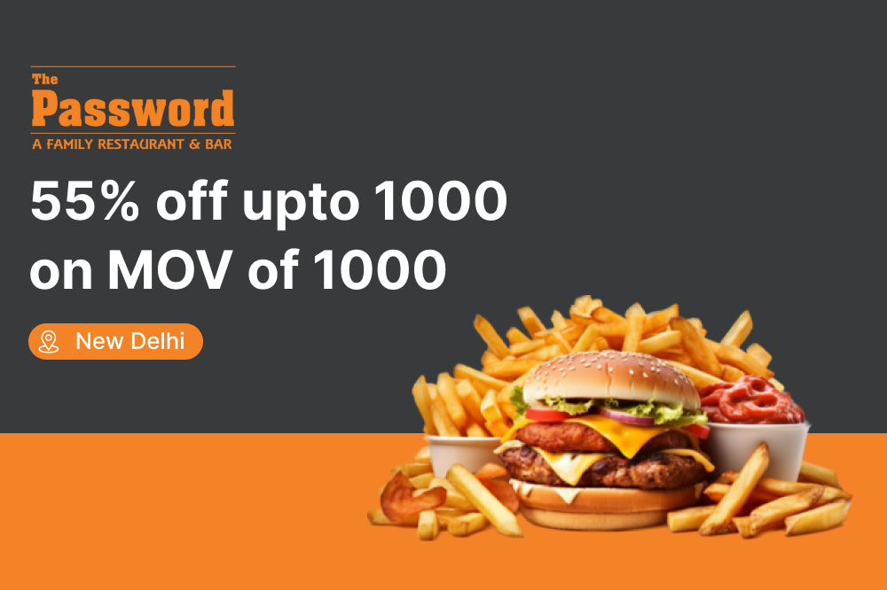55% off upto 1000 on MOV of 1000