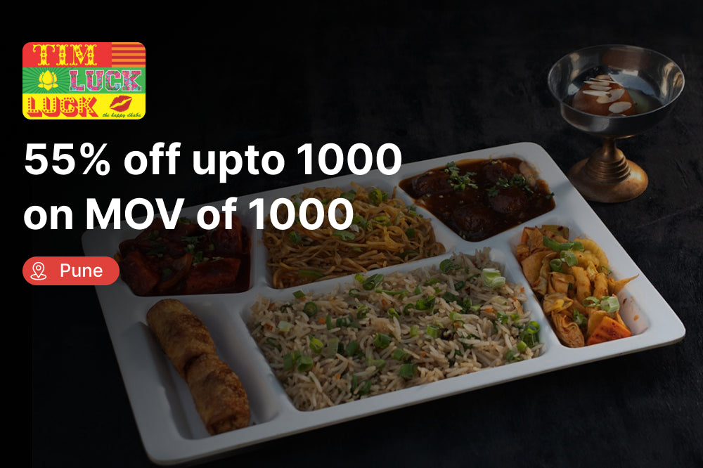 55% off upto 1000 on MOV of 1000