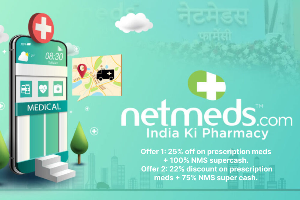 25% off on prescription meds + 100% NMS supercash.