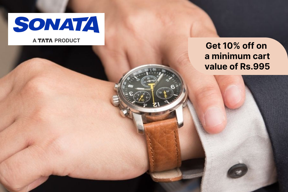 Get 10% off on a minimum cart value of Rs.995.