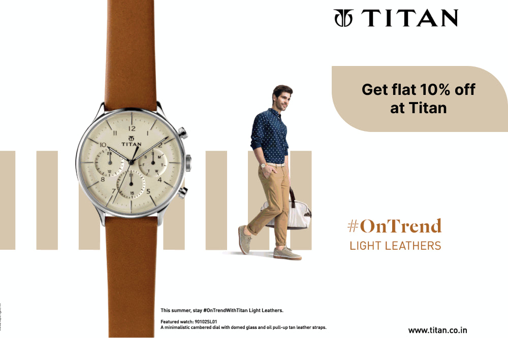 Get flat 10% off at Titan Products