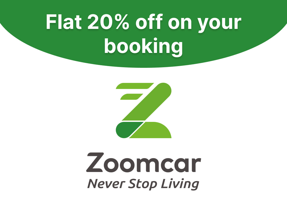 Get Flat 20% Off On Your ZOOMCAR Booking