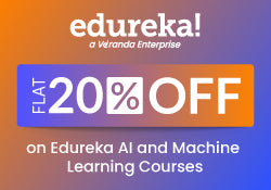 Flat 20% Off On Edureka AI & Machine Learning Courses
